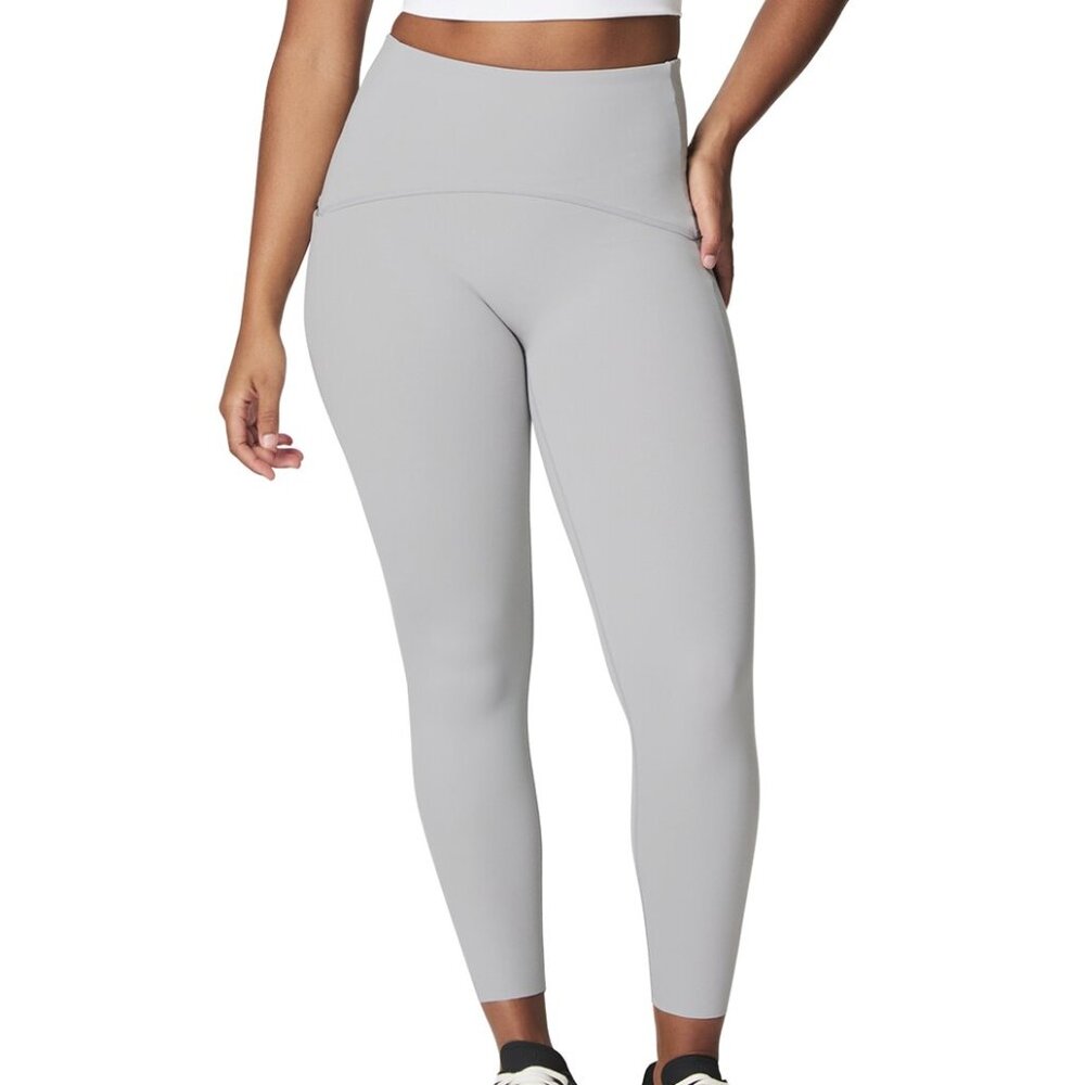 Spanx Booty Boost 7/8 Leggings | Size XS | NWT! | MSRP $110‎ | Cloudy Gray Color